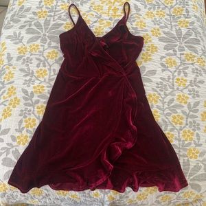 Velvet Burgundy Dress